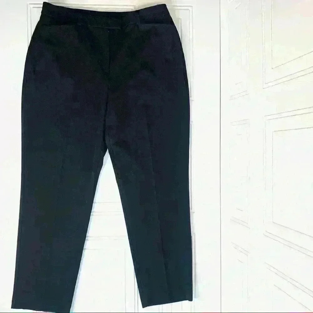 HOLT RENFREW PLUS  SIZE BLACK TROUSER PANTS TROUSER SIZE 16